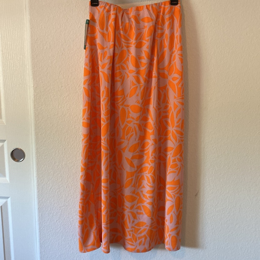 SANCTUARY “Beach to City” Midi Orange skirt, size M - Picture 4 of 7